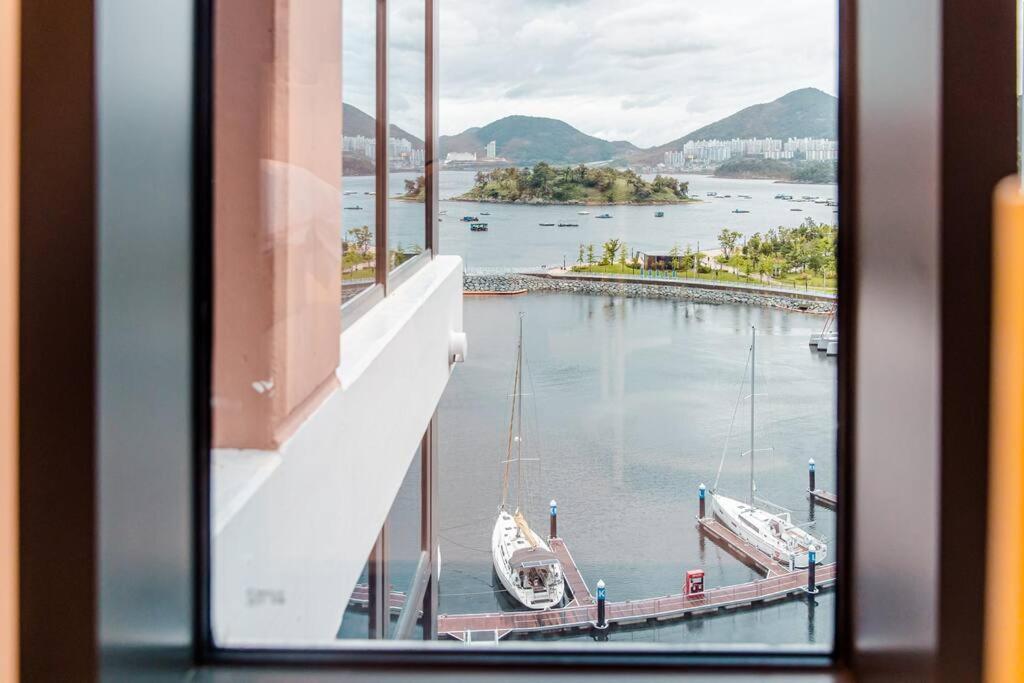 The Castle Ocean Marina Double Suite Yeosu Luaran gambar